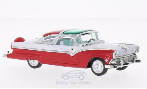 Modelauto Ford Crown Victoria rood/wit 1955 zonder Vitrine 1/43 Lucky Die Cast