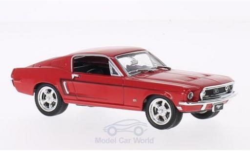 Modelauto Ford Mustang Fastback 2+2 rood 1968 1/43 Lucky Die Cast