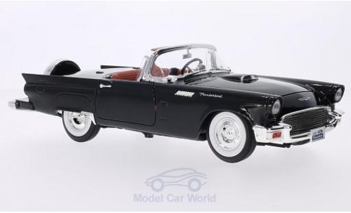 Modelauto Ford Thunderbird Two-Seater zwart 1957 Hardtop liegt bei 1/18 Lucky Die Cast