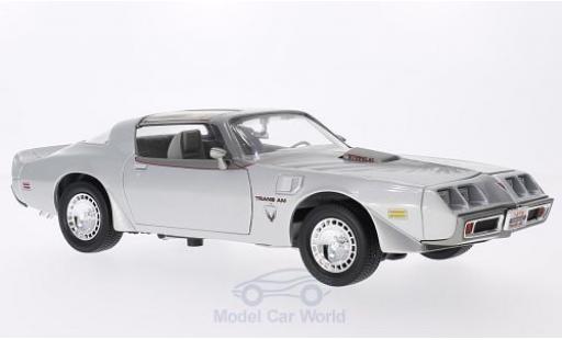 Modelauto Pontiac Firebird 1979 Trans Am grijs/Dekor 1/18 Lucky Die Cast