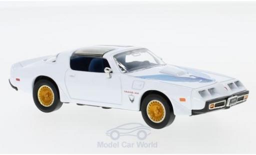 Modelauto Pontiac Firebird 1979 Trans Am wit/Dekor 1/43 Lucky Die Cast