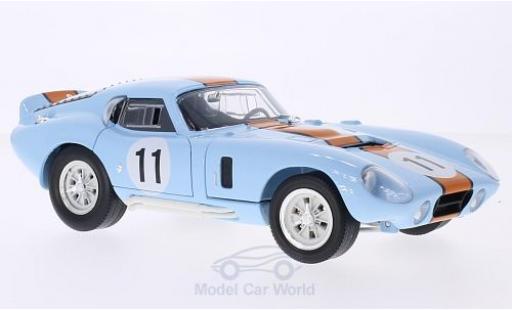Modelauto Shelby Daytona Coupe Base blauw/oranje No.11 1965 1/18 Lucky Die Cast