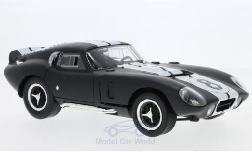 Modelauto Shelby Daytona Coupe Base mat-zwart/wit 1965 1/18 Lucky Die Cast