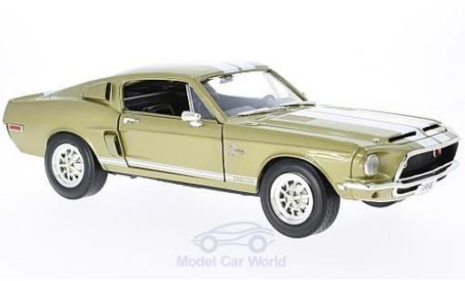 Modelauto Shelby GT GT500KR -500KR gold/wit 1/18 Lucky Die Cast