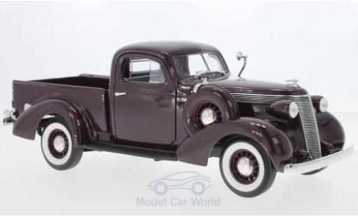 Modelauto Studebaker Coupe Express 1937 Pick Up rood 1/18 Lucky Die Cast