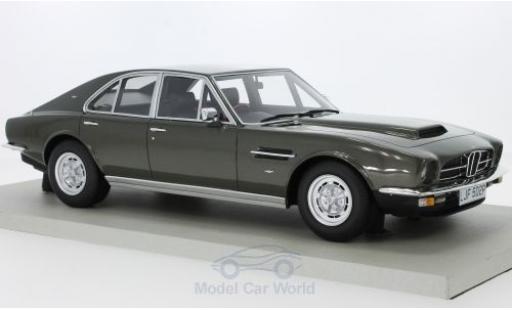 Modelauto Aston Martin Lagonda saloon metallic olijfgroen RHD 1974 1/18 Lucky Step Models