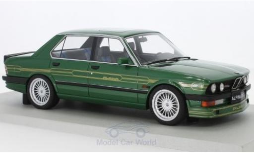Modelauto Alpina B10 3.5 metallic groen 1/18 Lucky Step Models