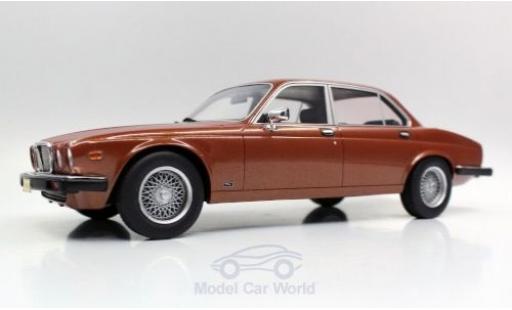 Modelauto Jaguar XJ6 Base 6 bronze 1982 1/18 Lucky Step Models