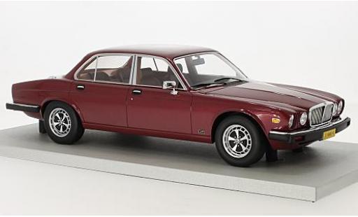 Modelauto Jaguar XJ6 Base 6 metallic rood 1982 1/18 Lucky Step Models
