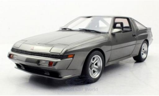 Modelauto Mitsubishi Starion Base metallic grijs 1987 1/18 Lucky Step Models