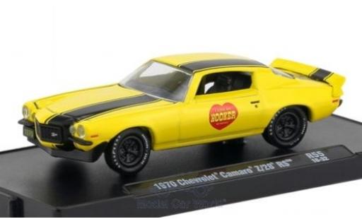 Modelauto Chevrolet Camaro Z28 Z/28 RS geel/zwart 1970 1/64 M2 Machines