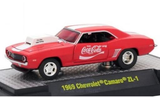 Chevrolet Camaro ZL1 1/64 M2 Machines ZL1 rood/wit Coca Cola 1969