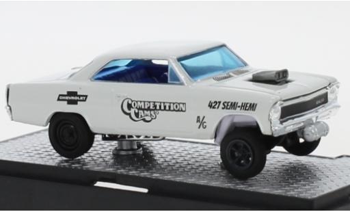 Modelauto Chevrolet Nova tuning Gasser Competition Cams 1967 1/64 M2 Machines
