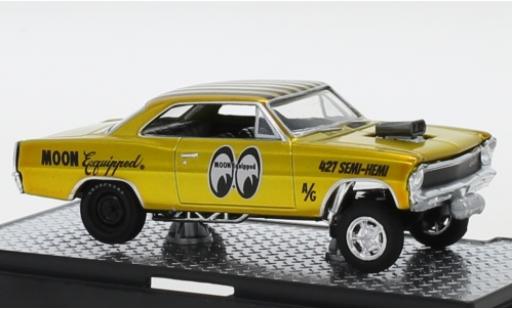 Modelauto Chevrolet Nova tuning Gasser Mooneyes - Moon Equipped 1967 1/64 M2 Machines