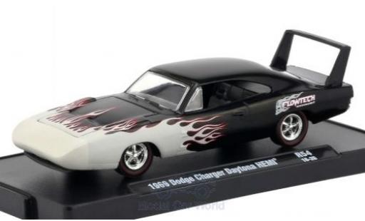 Modelauto Dodge Charger Daytona HEMI zwart/Dekor 1969 1/64 M2 Machines