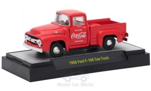 Modelauto Ford F-100 Tow Truck 00 rood Coca Cola 1956 1/64 M2 Machines