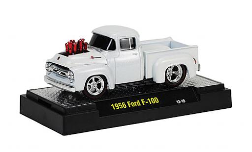Modelauto Ford F-100 Pickup F 100 Tuning wit 1956 Ground Pounders 1/64 M2 Machines