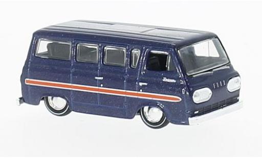 Modelauto Ford Falcon Club Wagon metallic blauw 1965 1/64 M2 Machines