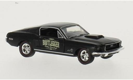 Modelauto Ford Mustang Cobra Jet - zwart Bootlegger 1968 1/64 M2 Machines