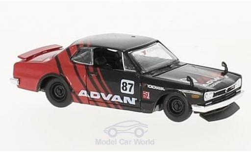Modelauto Nissan Skyline 2000 GT-R No.87 Advan 1971 1/64 M2 Machines