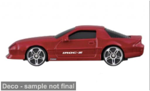 Modelauto Chevrolet Camaro IROC -Z rood 1985 1/64 Maisto
