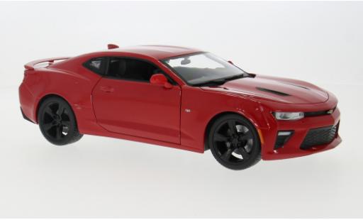 Modelauto Chevrolet Camaro SS rood 2016 1/18 Maisto