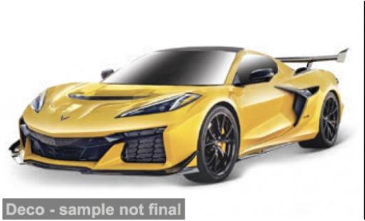 Modelauto Chevrolet Corvette ZR1 geel 2025 1/43 Maisto