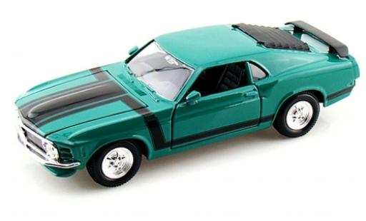 Modelauto Ford Mustang Boss 302 groen 1970 1/24 Maisto