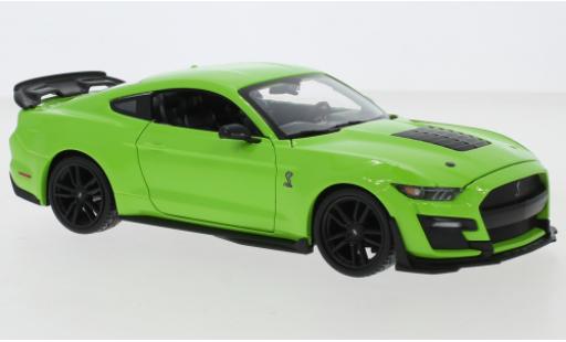 Modelauto Ford Mustang Shelby GT500 groen 2020 1/24 Maisto