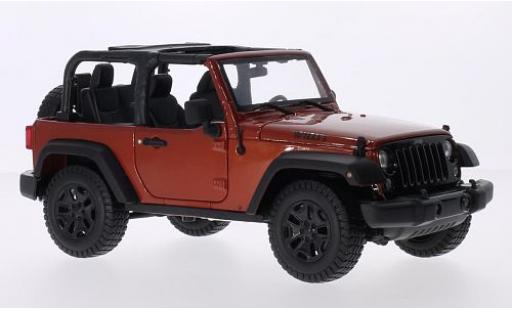 Modelauto Jeep Wrangler Base metallic bronze 2014 1/18 Maisto