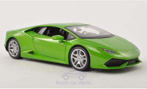 Modelauto Lamborghini Huracan LP 610-4 groen 2014 1/24 Maisto