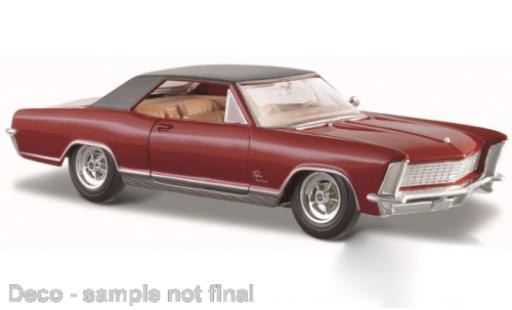 Modelauto Buick Riviera coupe rood/zwart 1965 1/24 Maisto