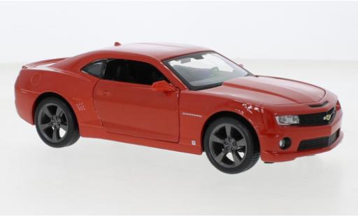 Modelauto Chevrolet Camaro SS RS oranje 2010 1/24 Maisto