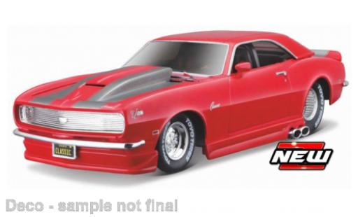 Modelauto Chevrolet Camaro Z28 rood/grijs Harley-Davidson 1968 1/24 Maisto