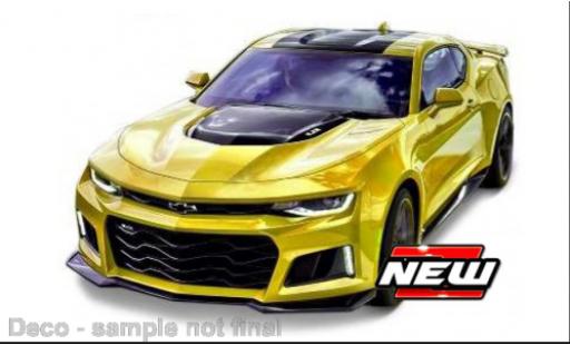 Modelauto Chevrolet Camaro ZL1 geel/zwart 2017 1/24 Maisto
