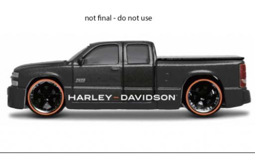Modelauto Chevrolet Silverado pickup SS Pick Up zwart/oranje Harley-Davidson 2004 1/64 Maisto