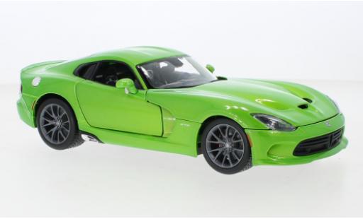 Modelauto Dodge Viper SRT GTS metallic groen 2013 1/18 Maisto