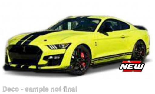 Modelauto Ford Mustang Shelby GT500 Ford Mustang 500 geel/zwart 2020 1/18 Maisto