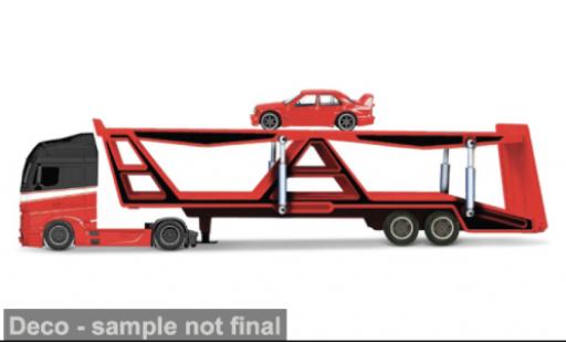 Modelauto Mercedes Actros Base 1851 rood/zwart 1/64 Maisto