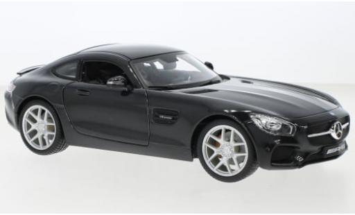 Modelauto Mercedes AMG GT Base (C190) metallic zwart 1/18 Maisto