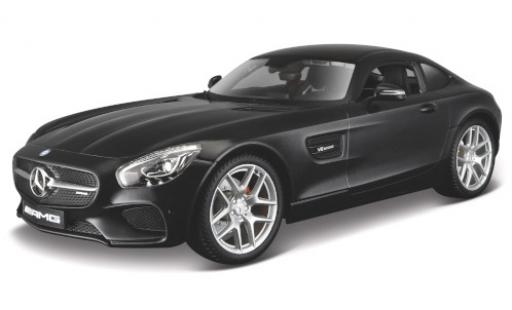 Modelauto Mercedes AMG GT Base (C190) metallic zwart 1/18 Maisto