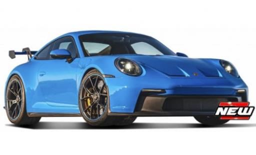 Modelauto Porsche 911 GT3 blauw 2022 1/18 Maisto