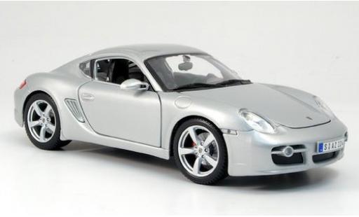 Modelauto Porsche 718 S grijs sans Vitrine 1/18 Maisto