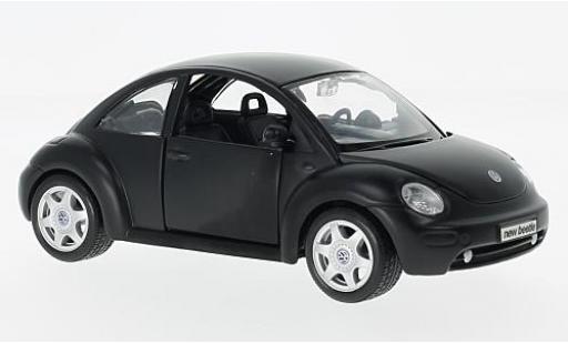 Modelauto Volkswagen New Beetle Base mat-zwart l'&Atilde;&copy;ce sans Vitrine 1/24 Maisto