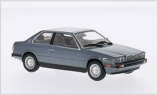 Maserati Biturbo Coupe 1/43 WhiteBox metallic grijs modelauto