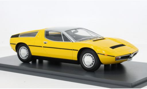 Modelauto Maserati Bora Base geel 1971 1/18 Schuco