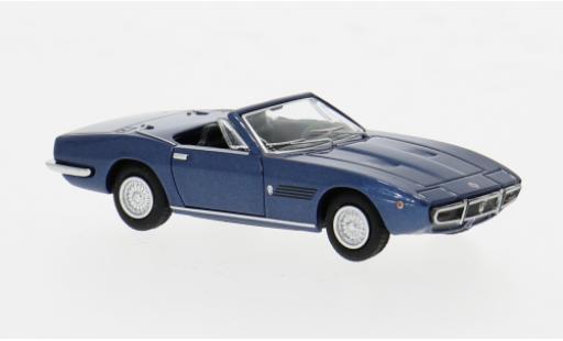 Modelauto Maserati Ghibli spyder blauw 1/87 Minichamps