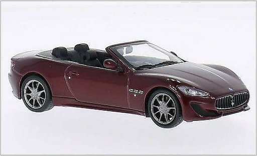 Maserati GranCabrio Sport 1/43 WhiteBox Sport rood 2013 modelauto