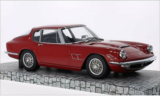 Maserati Mistral Coupe 1/18 Minichamps rood 1963 modelauto