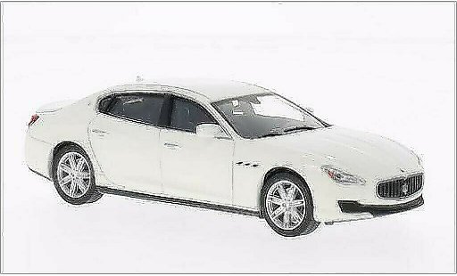 Maserati Quattroporte GTS 1/43 WhiteBox wit 2013 modelauto